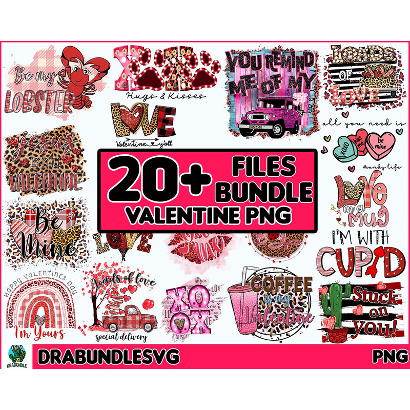 20 Valentine png Bundle Sublimation Loved mama Gimme Sugar pie Thick Thighs Lover babe Bite hugs kisses rainbow gnome leopard heart truck cupid.jpg
