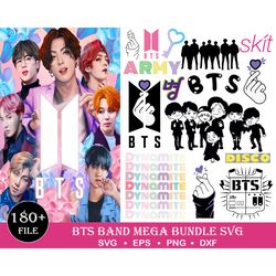 200 bts bundle svg, boy band k pop huge svg bundle for cricut silhouette cut file, instant download