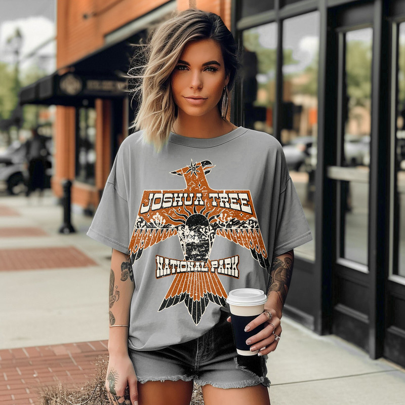 Joshua Tree Tee, Joshua Tree T-Shirt, Comfort Colors Tee, Tee Vintage Inspired T-shirt, Unisex Tee, Comfort Colors T-shirt, Oversized Tee - 1.jpg