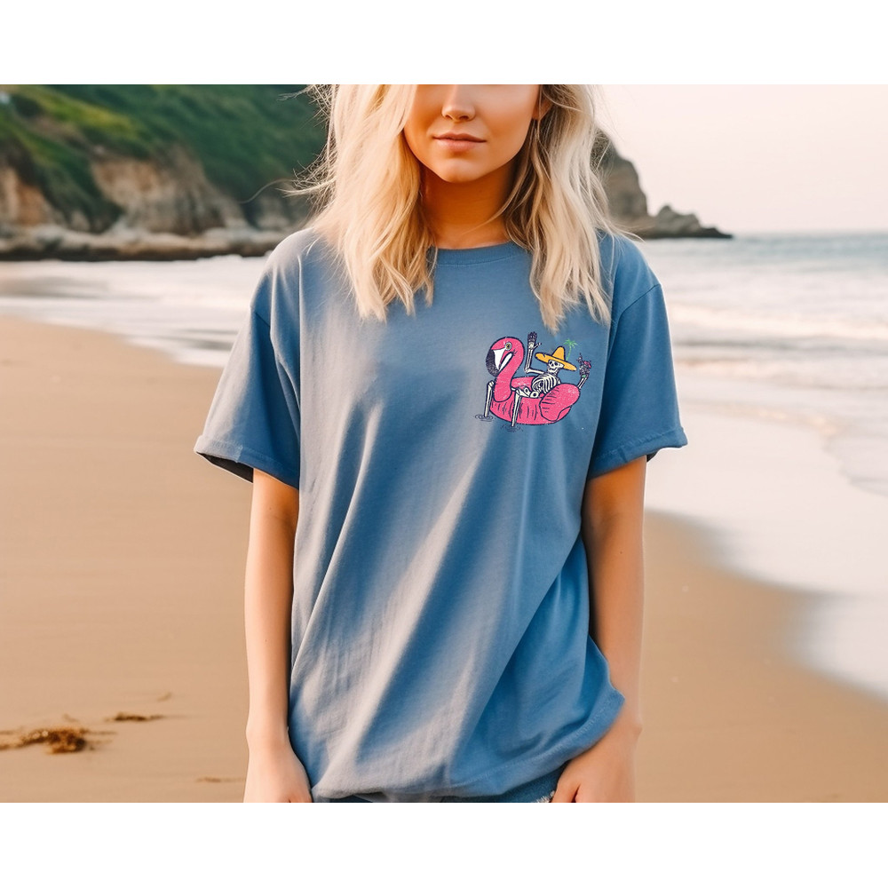 Stay Salty Tee, Salty Skeleton T-shirt, Comfort Colors T-shirt, Beach Tee, Salty T-shirt, Funny Skeleton Beach Tee, Size up for Oversized - 2.jpg