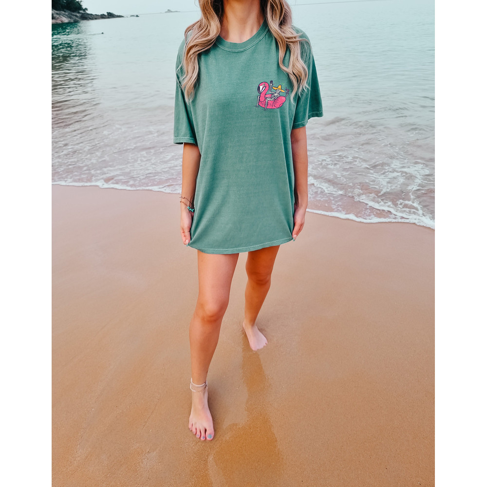 Stay Salty Tee, Salty Skeleton T-shirt, Comfort Colors T-shirt, Beach Tee, Salty T-shirt, Funny Skeleton Beach Tee, Size up for Oversized - 4.jpg