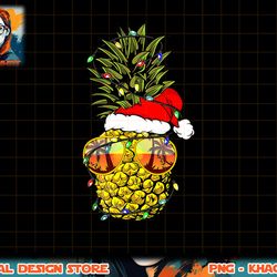 pineapple christmas tree or christmas in july pineapple png, sublimation copy