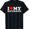 I Love My Girlfriend - Black Unisex Shirt - 2.jpg