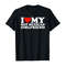 I Love My Hot Mexican Girlfriend- Black Unisex Shirt - 1.jpg