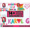 14 Karol G PNG, Karol G Sublimation, La Bichota png, Bichota Sublimation, Karol G SVG, La Bichota, Karol G png, SVG, Cricut, Digital Instant Download.jpg