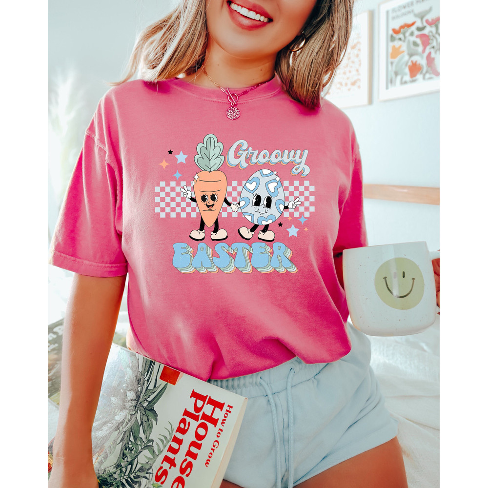 Groovy Easter,Cute Easter Carrot Tshirt,Bunny Lover Gift,Funny Easter Tshirt,Unisex Easter Sweatshirt,Womens Easter Crewneck,Gift For Easter - 1.jpg