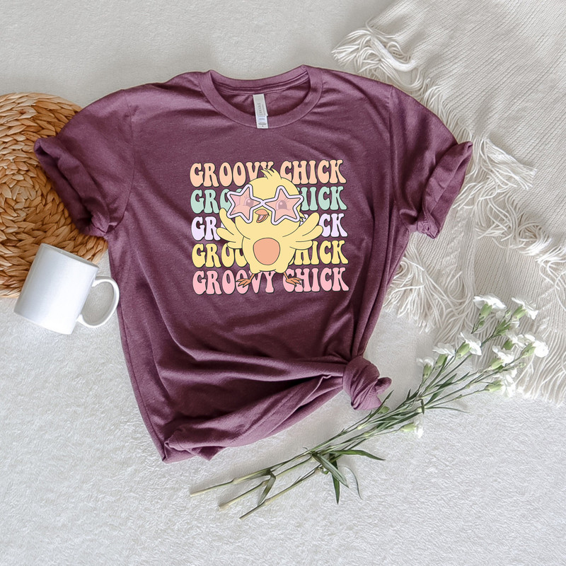 Groovy Chick Tee,Easter Tshirt,Funny Easter Shirt,Happy Easter Day,Easter Jesus Lover Tee,Kids Easter Tshirt,Toddler Easter Tee,Easter Gifts - 3.jpg