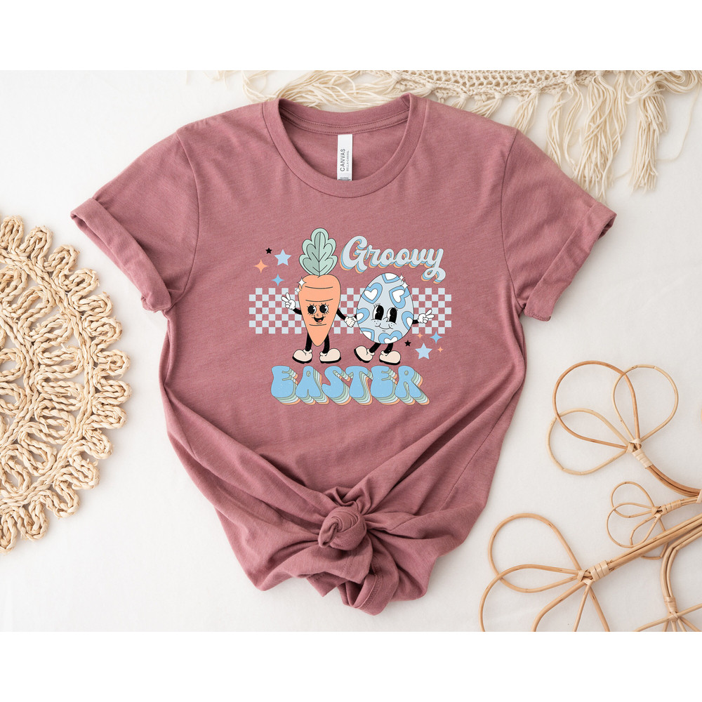 Groovy Easter,Cute Easter Carrot Tshirt,Bunny Lover Gift,Funny Easter Tshirt,Unisex Easter Sweatshirt,Womens Easter Crewneck,Gift For Easter - 3.jpg