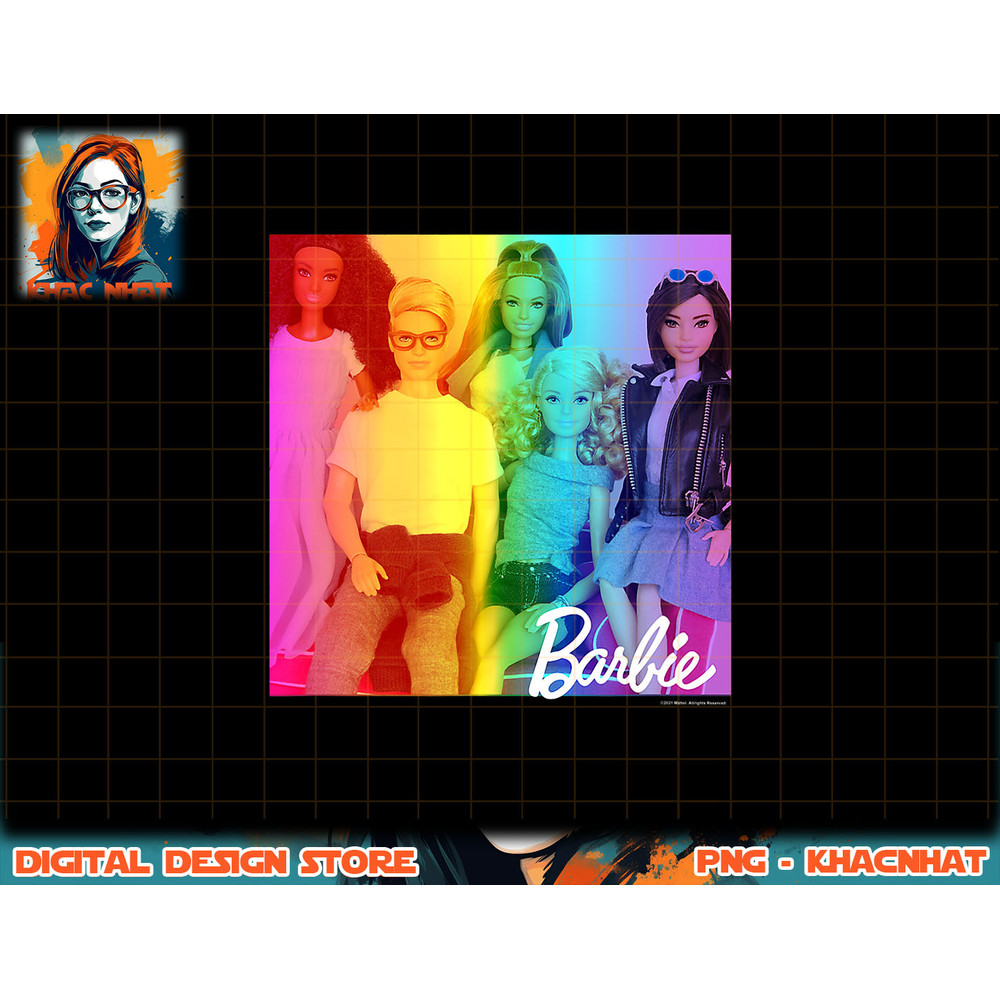 Rainbow Barbie Doll Group png, sublimation copy.jpg