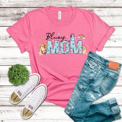 bluey mom t-shirt, rad like mom shirt, mothers day shirt, gift for mom, bluey family, family matching tee, mom life shir