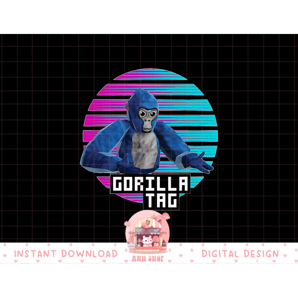 Retro gorilla tag shirt, gorilla tag merch monke boys gifts png, sublimation copy.jpg