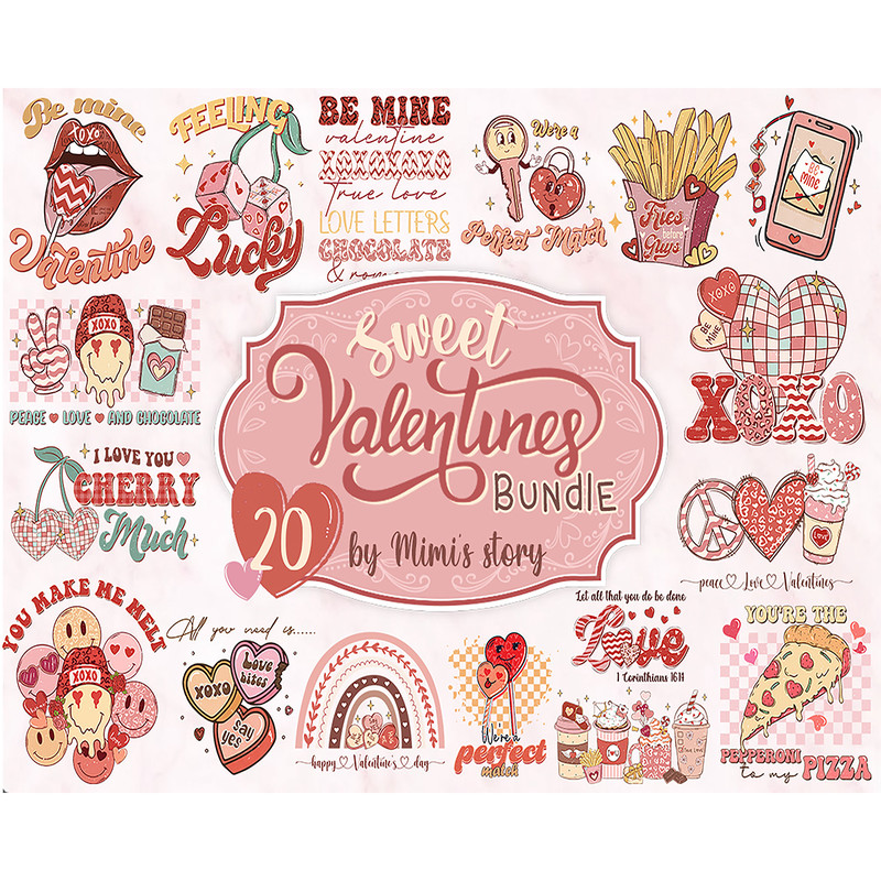 20 Retro Valentine Sublimation Bundle, Valentine's day png, Retro Valentine Png, Be My Valentine Png, Funny Valentine Png, XOXO Png Files, High quality, Instant