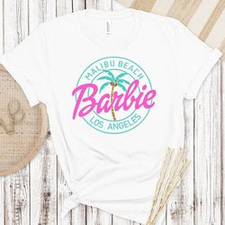 malibu beach barbie shirt, birthday party shirt, party girls shirt, doll baby girl, girls shirt, birthday gift shirt, bi