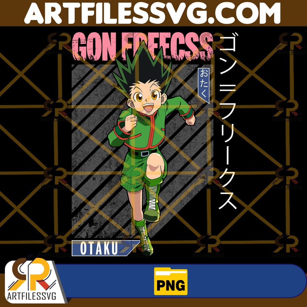 Gon Freecss Png, Anime Png, Japanese Png, Anime Silhouette Png, Anime Character, Anime Vector Files, Digital Download (3).jpg