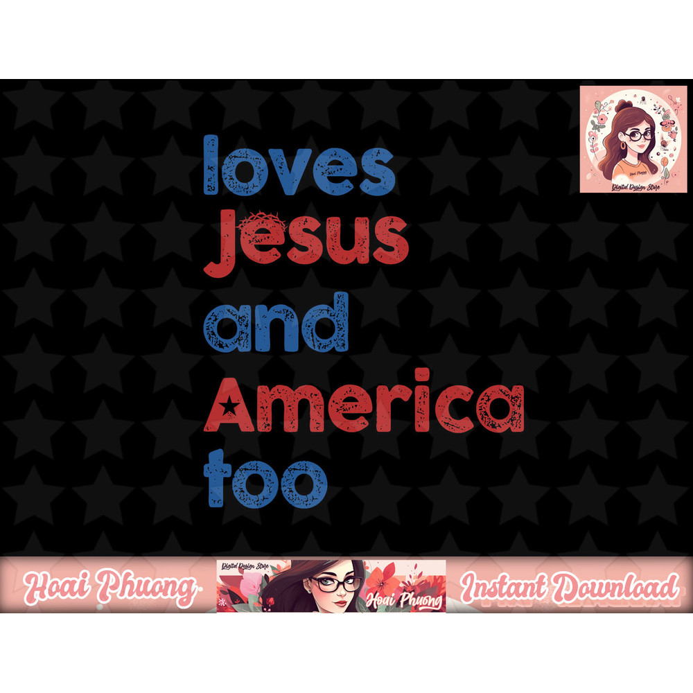 Retro Loves Jesus and America Too 4th Of July Gifts png, sublimation png, sublimation copy.jpg