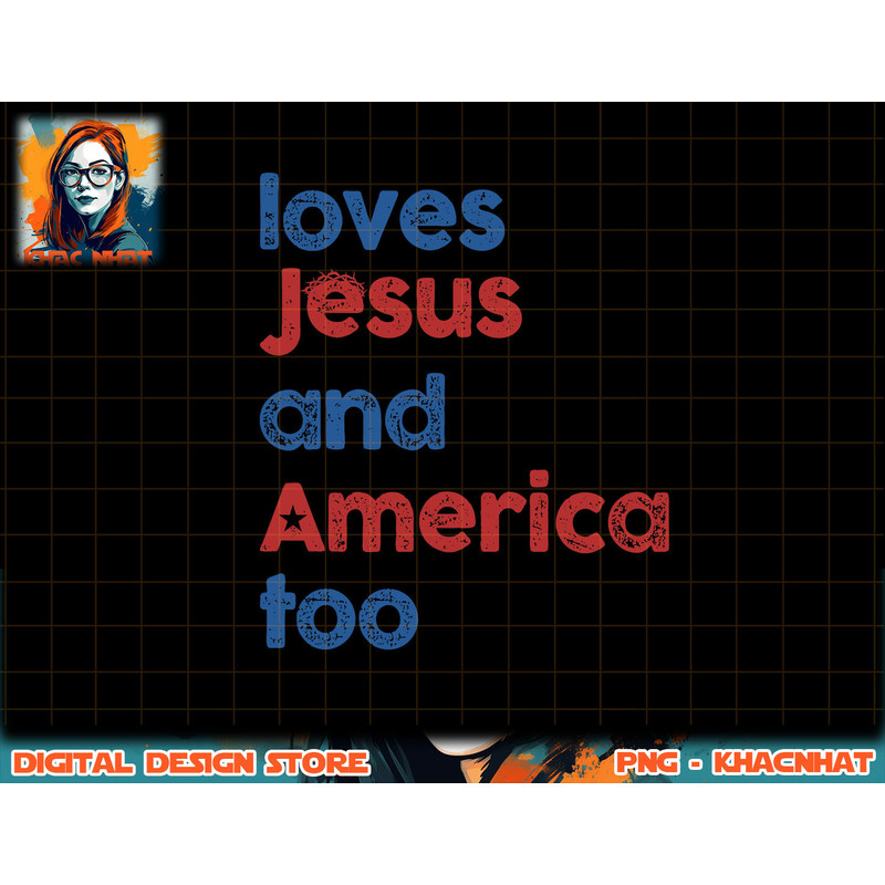 Retro Loves Jesus and America Too 4th Of July Gifts png, sublimation png, sublimation copy.jpg