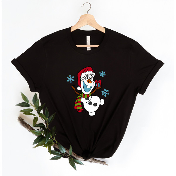 Olaf Christmas Shirt, Cute Olaf Snowman Shirt, Disney Frozen, Anna, Elsa, Olaf Inspired, Christmas Matching Shirt, Disney Christmas Tee - 6.jpg