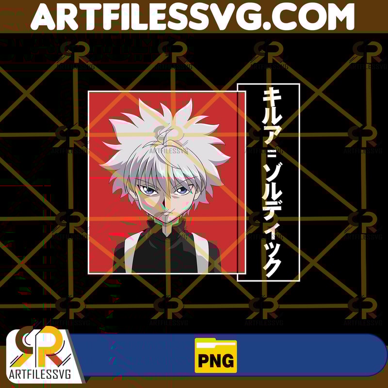 Killua Zoldyck Png, Anime Png, Japanese Png, Anime Silhouette Png, Anime Character, Anime Vector Files, Digital Download (10).jpg