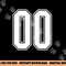 00 White Outline Number 00 Sports Fan Jersey Style png, sublimation copy.jpg