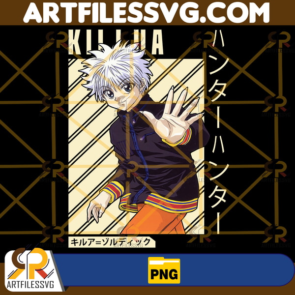 Killua Zoldyck Png, Anime Png, Japanese Png, Anime Silhouett | Inspire ...