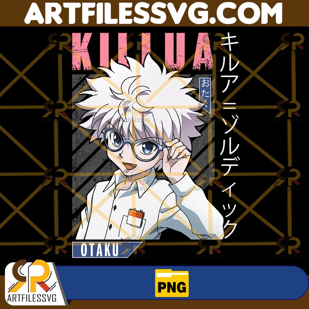Killua Zoldyck Png, Anime Png, Japanese Png, Anime Silhouette Png, Anime Character, Anime Vector Files, Digital Download (6).jpg