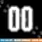 00 White Outline Number 00 Sports Fan Jersey Style png, sublimation copy.jpg