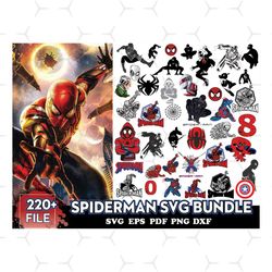 220 spiderman svg bundle, spiderman svg, avengers svg