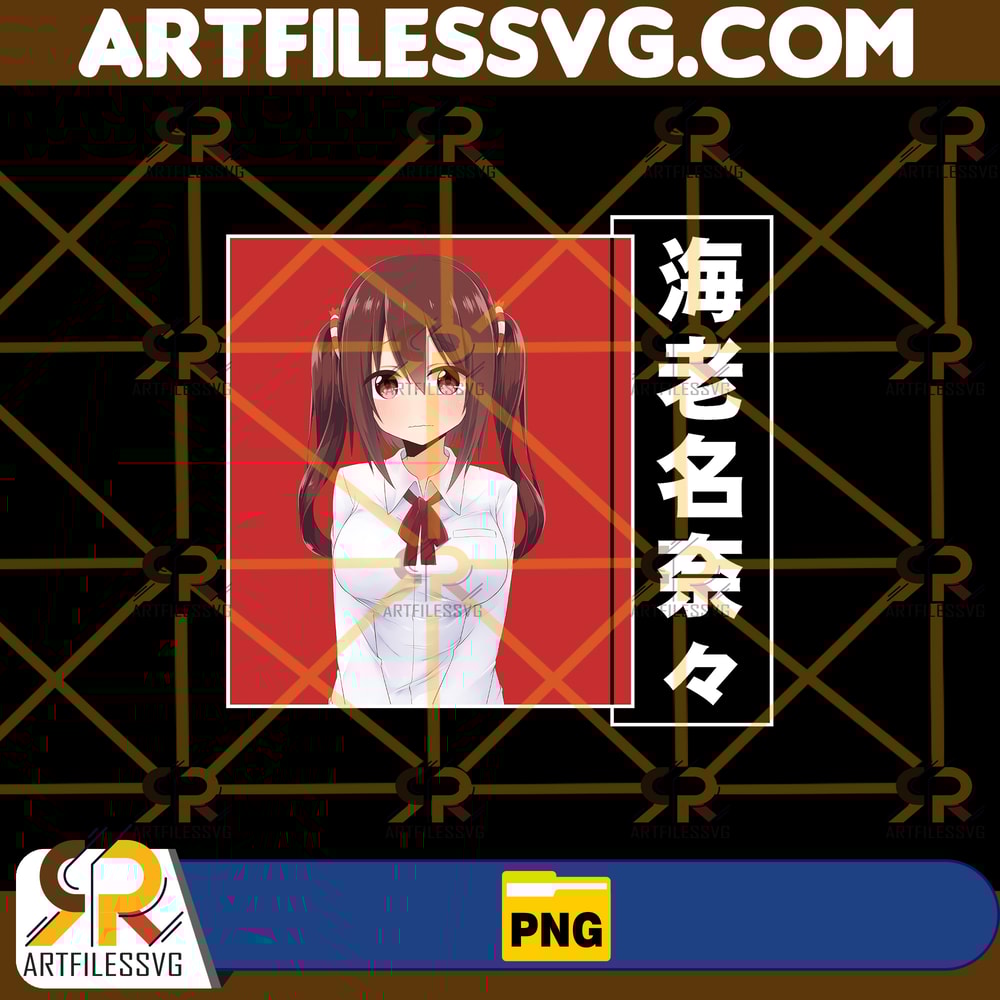 Nana Ebina Png, Anime Png, Japanese Png, Anime Silhouette Png, Anime Character, Anime Vector Files, Digital Download.jpg
