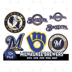 10 file milwaukee brewers svg bundle