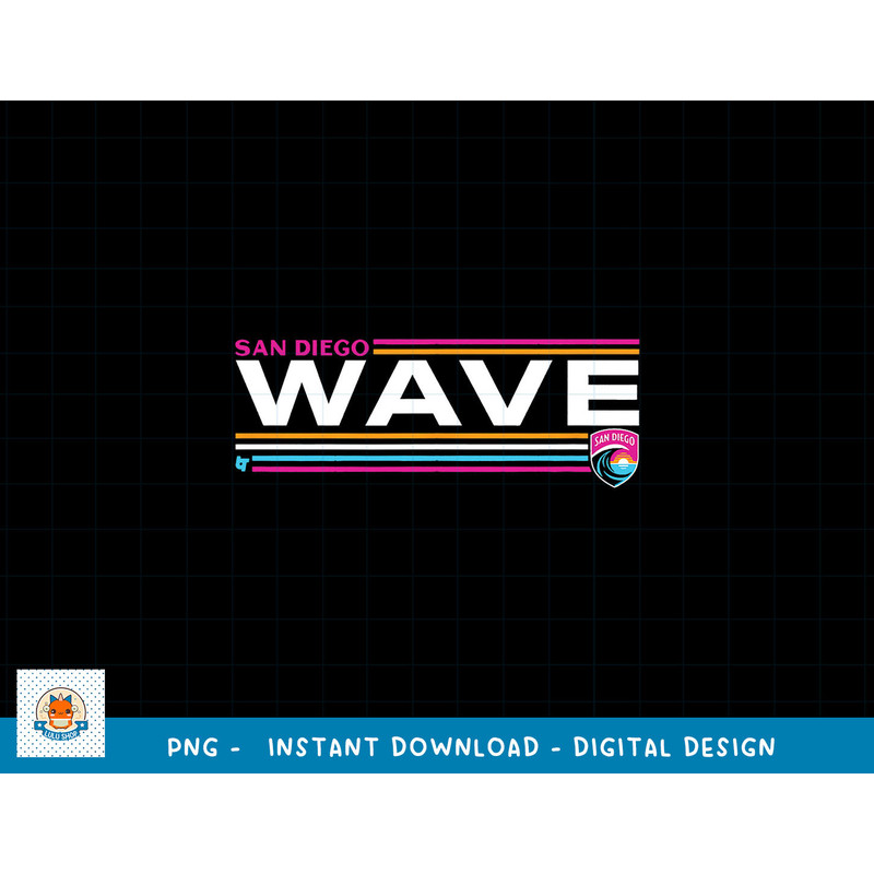 San Diego Wave FC Stripes - NWSL Soccer png, sublimation copy.jpg