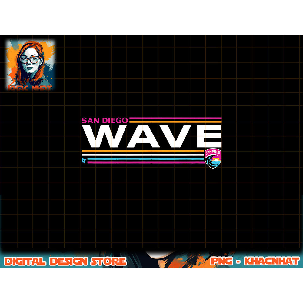 San Diego Wave FC Stripes - NWSL Soccer png, sublimation copy.jpg