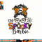 Spooky Barbie Name Style Messy Bun Gift Women Mom Halloween png, sublimation copy.jpg