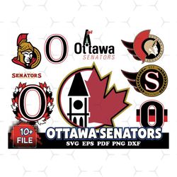 10 file ottawa senators svg bundle