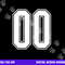 00 White Outline Number 00 Sports Fan Jersey Style png, sublimation copy.jpg