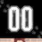 00 White Outline Number 00 Sports Fan Jersey Style png, sublimation copy.jpg
