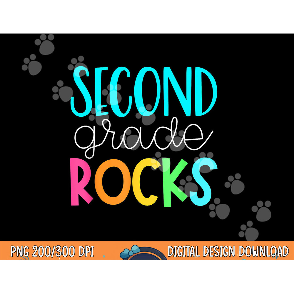 2nd grade teacher, second grade rocks  png, sublimation copy.jpg