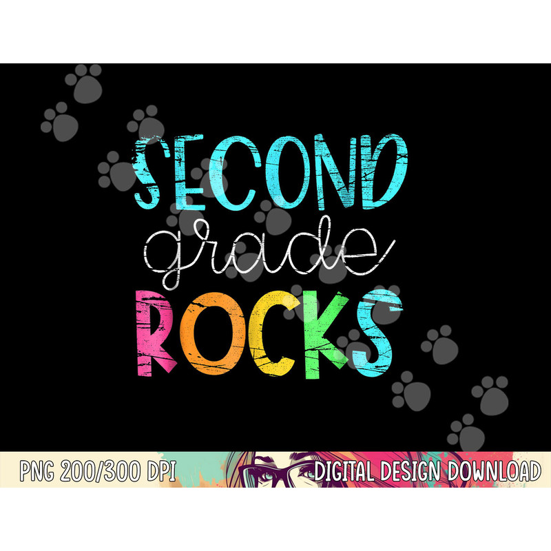2nd teacher team - second grade rocks png, sublimation copy.jpg