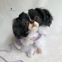 custom order puppy japanese chin realistic toy