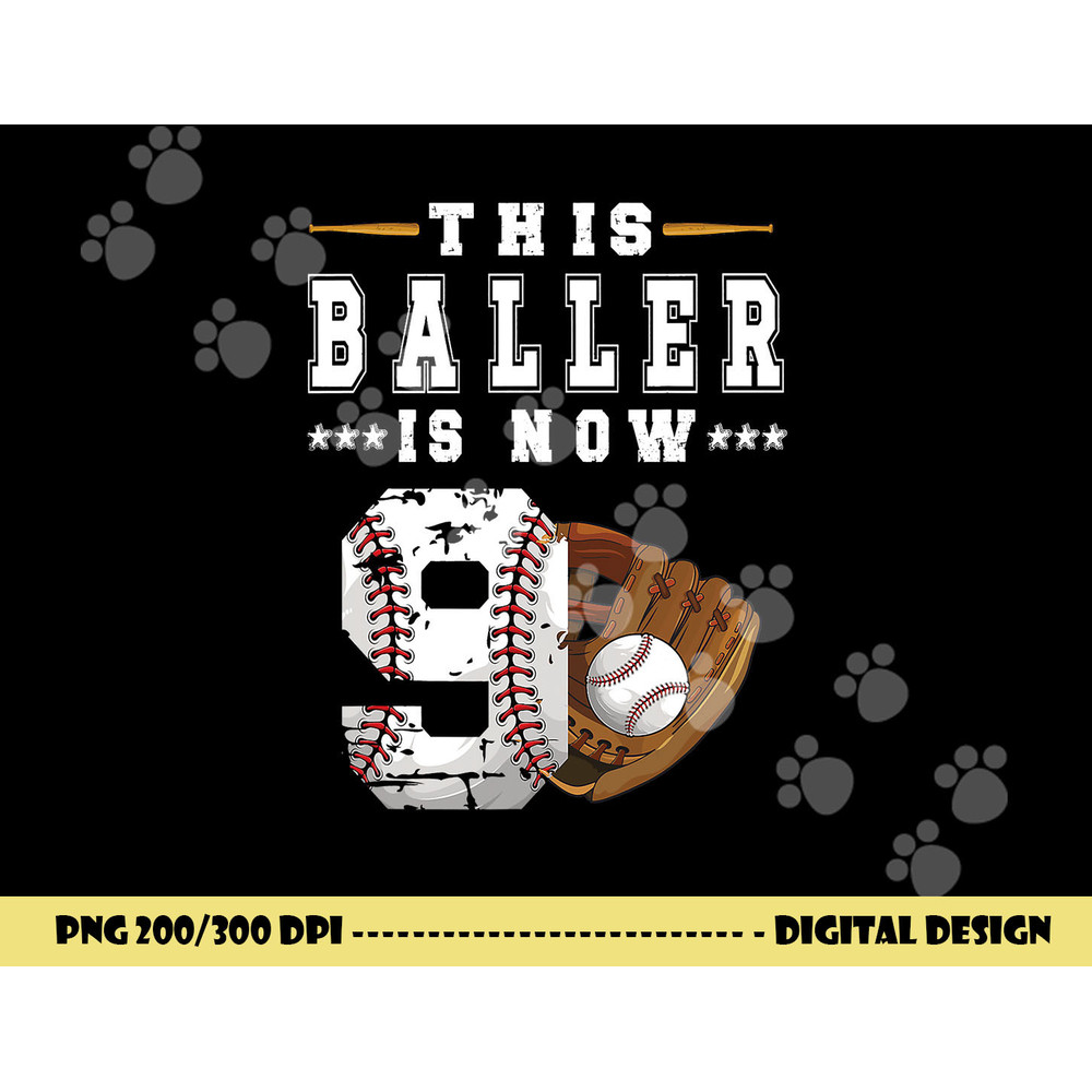 9th Birthday Baseball Boy Nine Year Old Baseball Player png, sublimation copy.jpg