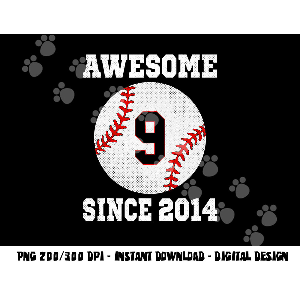 9th Birthday Baseball Player 9 Years Old Vintage Sports png, sublimation copy.jpg