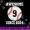 9th Birthday Baseball Player 9 Years Old Vintage Sports png, sublimation copy.jpg