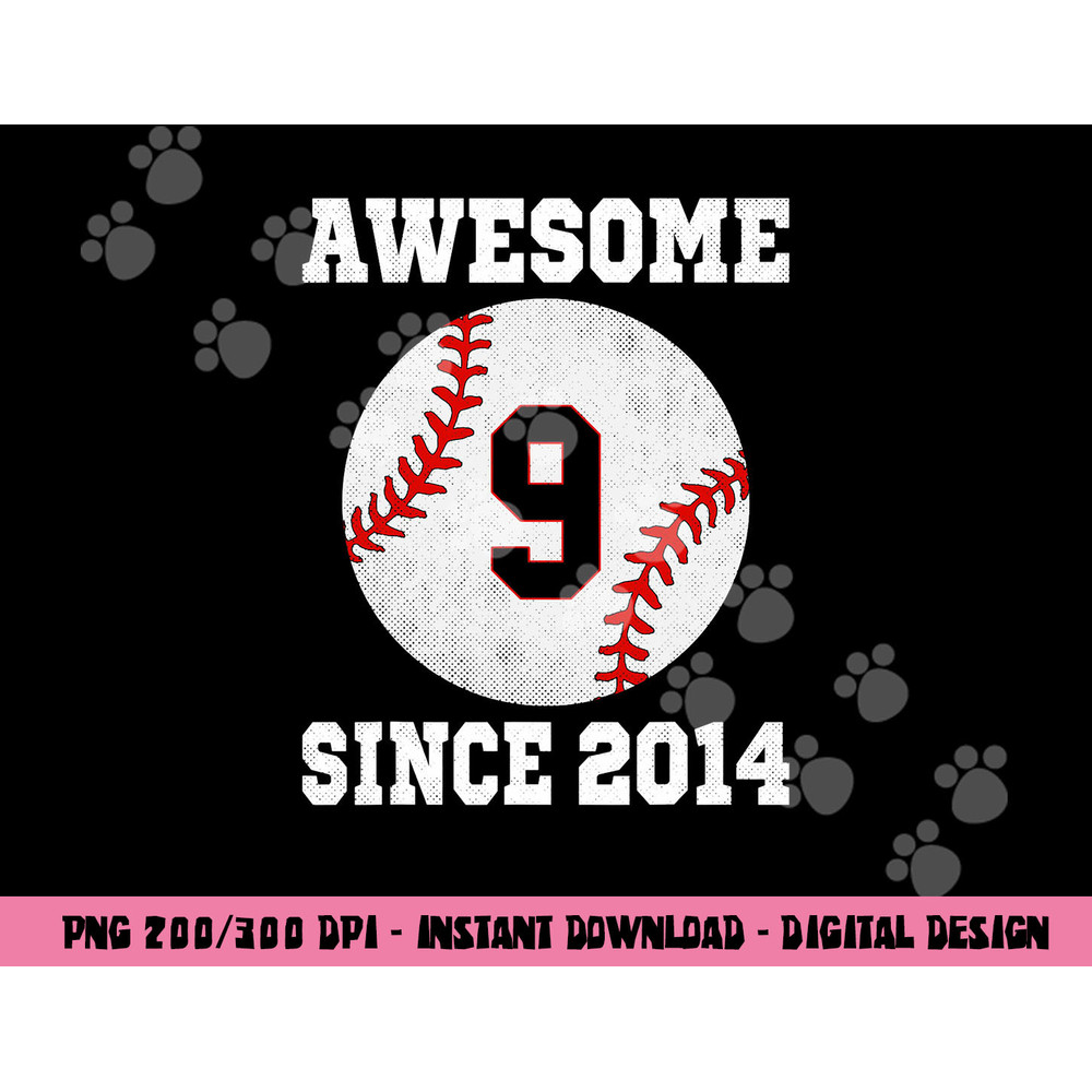 9th Birthday Baseball Player 9 Years Old Vintage Sports png, sublimation copy.jpg