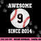 9th Birthday Baseball Player 9 Years Old Vintage Sports png, sublimation copy.jpg