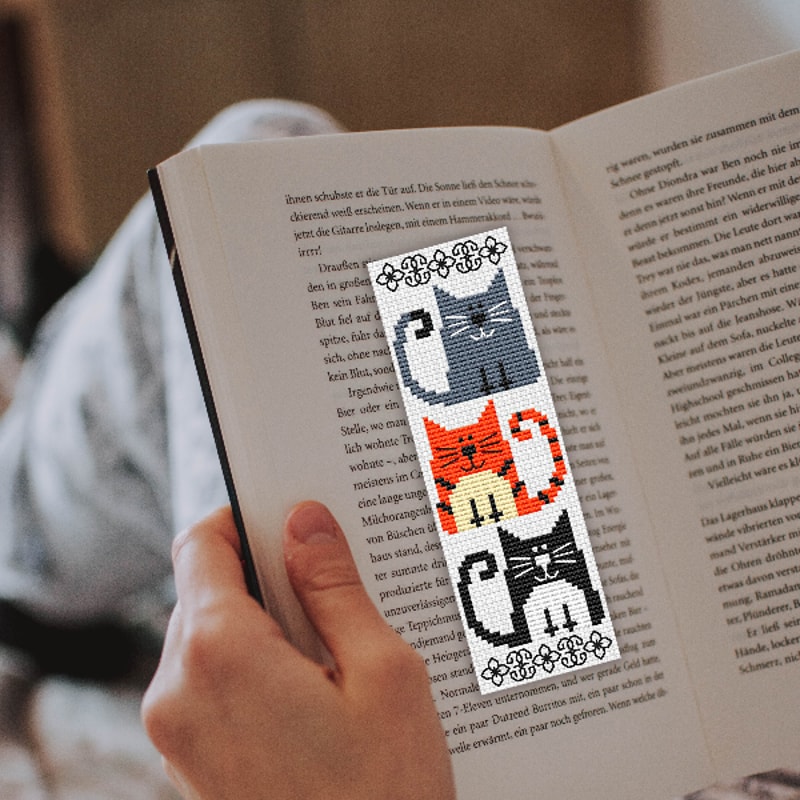 cute bookmark cross stitch pattern