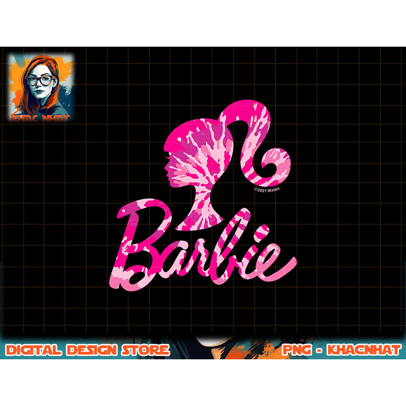 Tie Dye Barbie Silhouette and Logo png, sublimation copy.jpg