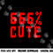 666 Cute Funny Everyday Halloween Punk Goth Emo Gift png, sublimation copy.jpg