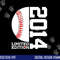 9th Birthday Baseball Limited Edition 2014 png, sublimation copy.jpg