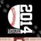 9th Birthday Baseball Limited Edition 2014 png, sublimation copy.jpg