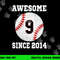 9th Birthday Baseball Player 9 Years Old Vintage Sports png, sublimation copy.jpg