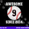 9th Birthday Baseball Player 9 Years Old Vintage Sports png, sublimation copy.jpg